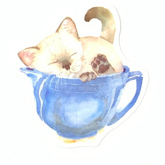 Cat Vinyl Sticker - Picture 1 of 2